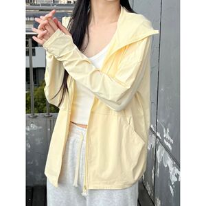 冰丝连帽防晒衣女2026新款防紫外线夏季薄款防晒服宽松开衫外套