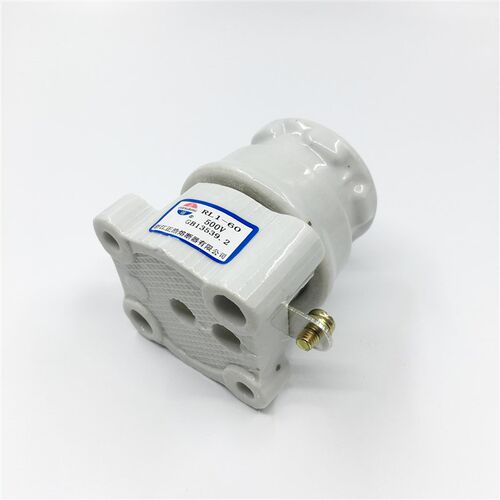 正浩RL1-15 RL1-60熔断器底座陶瓷保险丝管座芯子外壳380V15A 60A