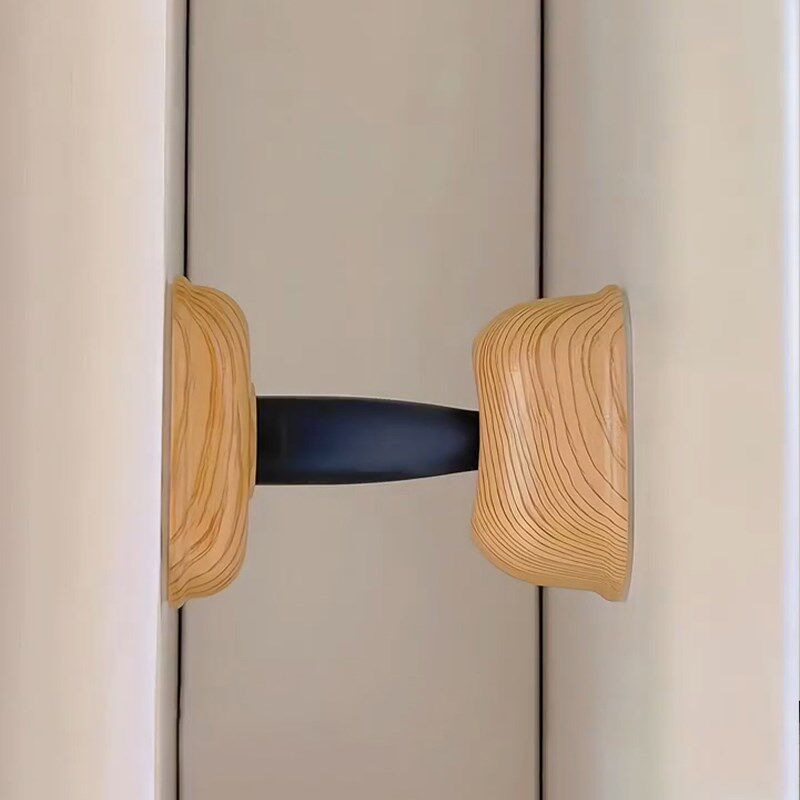 仿木纹卧室防撞门挡神器创意门吸免打孔新款阻门器防盗家用女生
