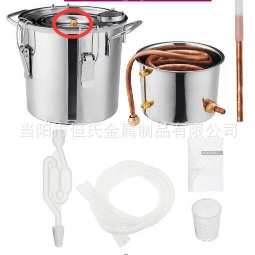甄选外贸货源EBAY亚马逊酿酒机蒸馏水纯露机酿酒设备 蒸馏器自酿