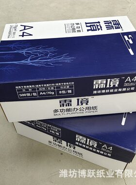 甄选a4打印复印纸70克500张整箱装 公用a4纸双面打印纸白色a4复印