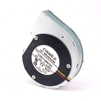 甄选厂家直供11028金属鼓风机DC12V2.0A涡轮铁壳耐温离心大风量散