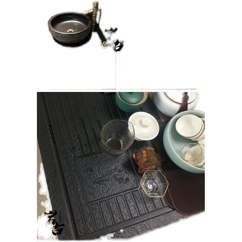 火烧石转盘餐桌台面转盘茶几面板电视柜橱柜洗手台飘窗可定制尺寸