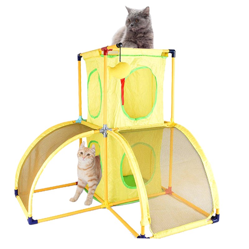 摩天轮/探索屋/摇摆床猫玩具 猫咪隧道剑麻吊床猫抓板趣味猫玩具