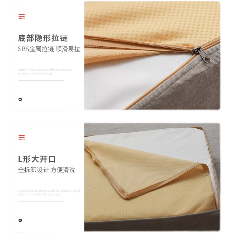 科技布飘窗垫定做窗台垫四季通用椰棕乳胶坐垫榻榻米阳台垫子定制