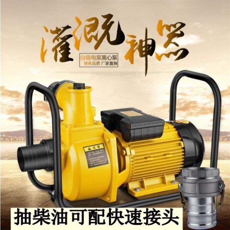 杨成20米22米25米55米60米带遥控开关抽水抽油泵两用全铜线高压泵