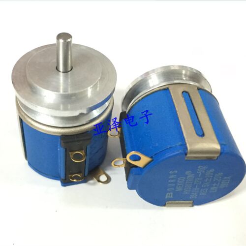 墨西哥BOURNS多圈精密电位器3541H-ZPR-502阻值5K十圈 细轴长7MM
