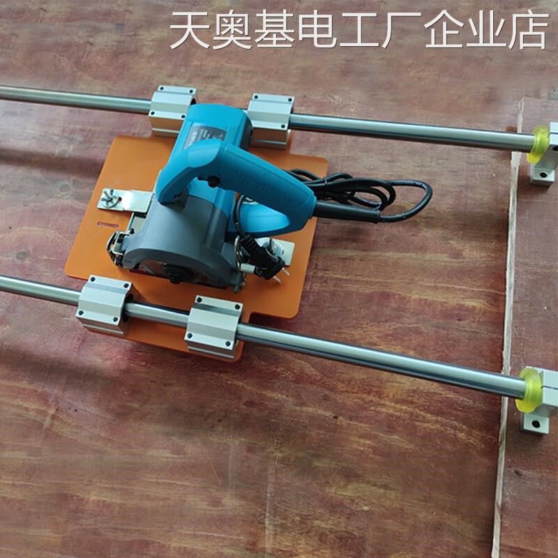 *直线光轴实心滑杆导轨切割机锯台裁瓷砖全套滑块光杆滑轨木工裁