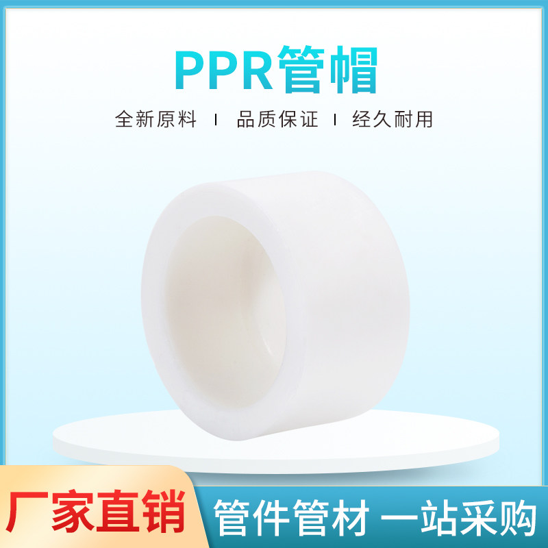 20ppr25管帽管堵4分6分1寸堵帽热熔堵头管盖配件水管接头管件图片