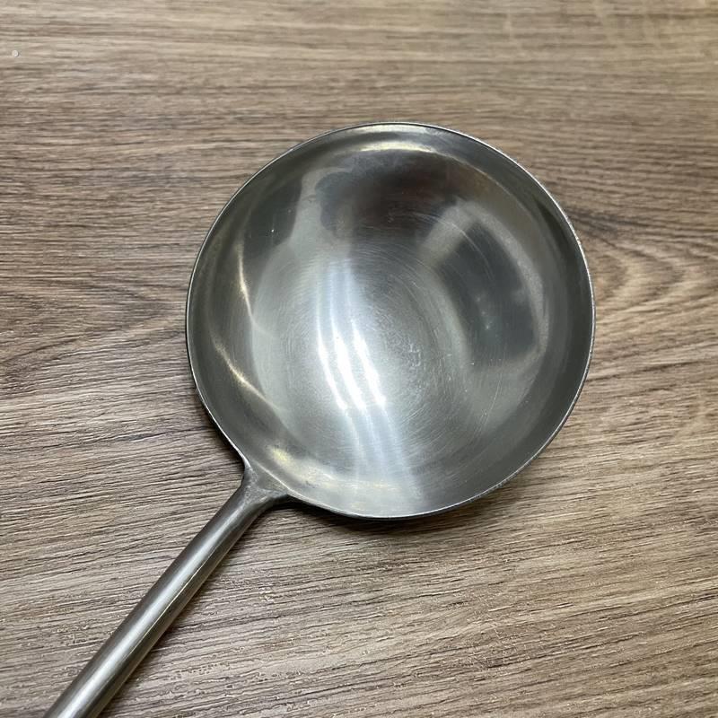炒勺家用厨师专用炒菜勺长柄汤勺加厚炒菜勺手勺不锈钢分菜勺实心