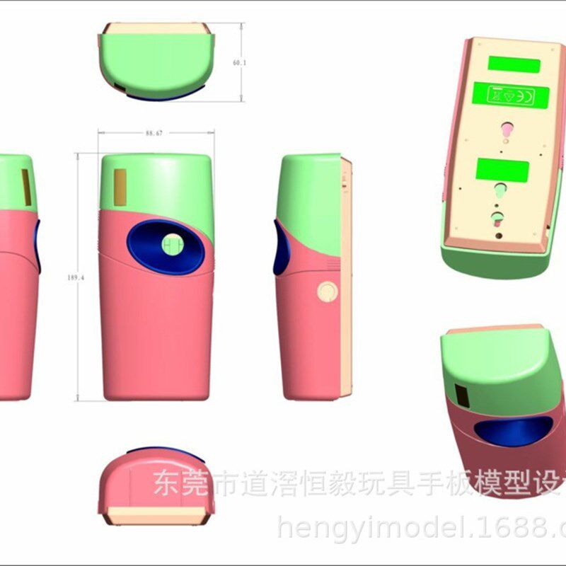 泰州3D产品设计 铝合金抄数设计 门拉手抄数画图 拉手3D抄数设计