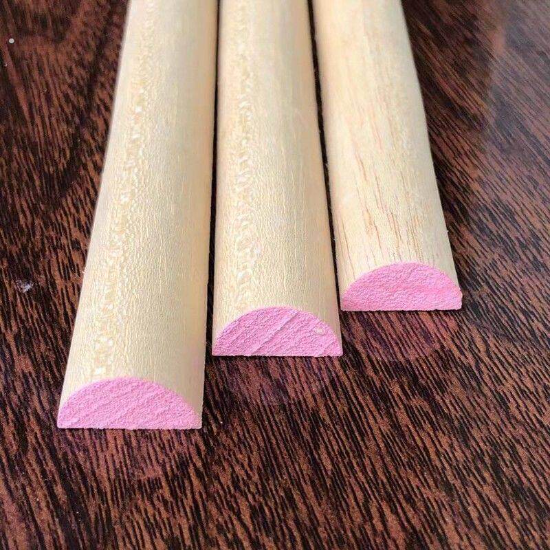 实木线条半圆线半弧形木条造型装饰指甲背景墙中欧式门框封边扣条