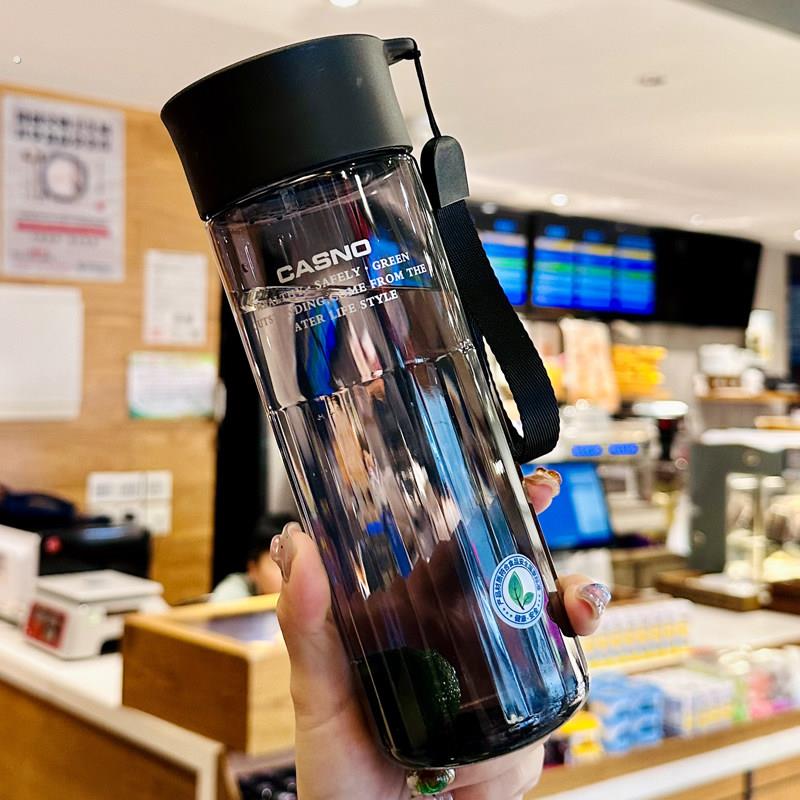 运动水杯男生夏天2025新款塑料杯子耐高温分离泡茶杯便携女高颜值