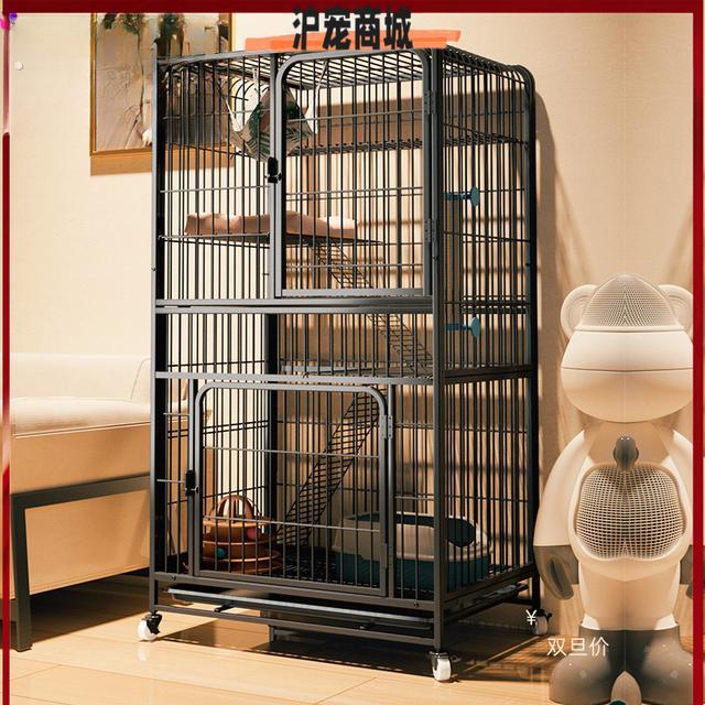 猫笼子三层超大多层猫爬架豪华猫猫笼特大号家用宠物笼大空间猫舍