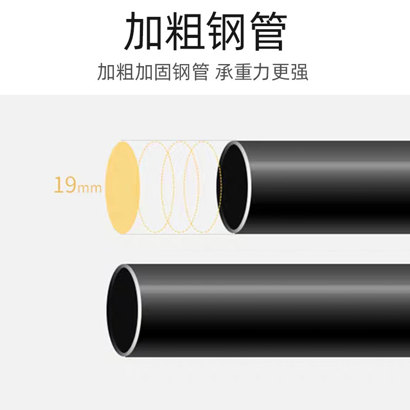 多功能加粗衣帽架落地卧室挂衣架简易衣服架家用经济型隔层收纳架