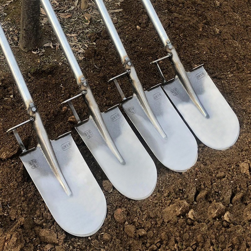 挖树铲全锰钢加厚铁锹农用植树起苗铁铲子园林工具挖土坑专用神器