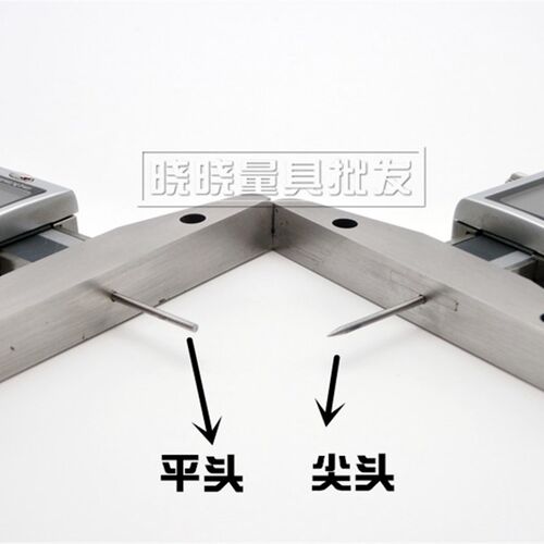 天目牌金属壳细杆数显电子深度尺0-200mm测量杆1.5 2.0 深孔测量