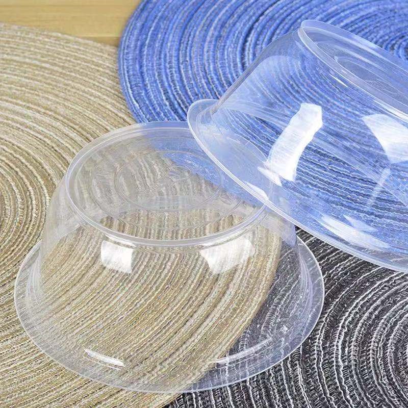 冰粉专用碗商用一次性打包盒摆摊工具盒汤圆外卖餐饮带勺子盖子