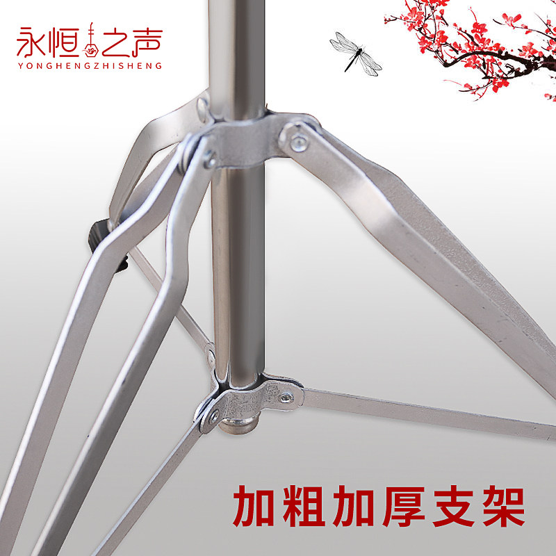 铜锣架子可折叠升降金属挂钩勾锣架加粗加固大锣鼓乐器钩锣架子