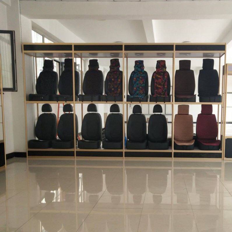 精品汽车饰用品4s美容店展示货架 脚垫坐垫 把套座套座椅模型展柜