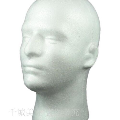 包邮男头模 展示泡沫模特头 男泡沫模特头 展示模特头QCT015