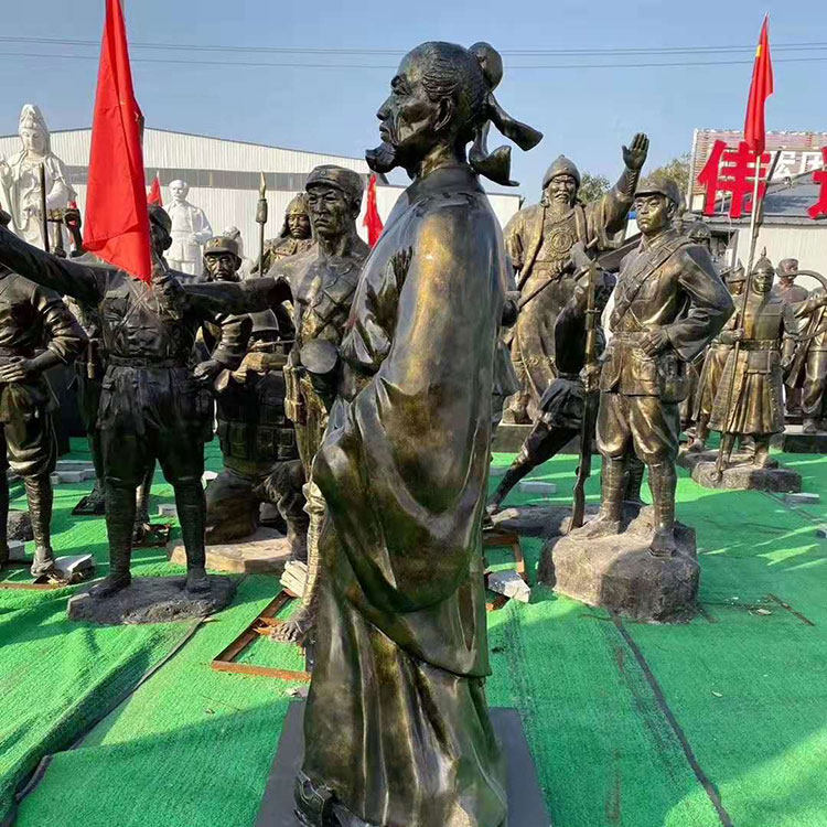 石膏定制古代人物王诩鬼谷子酒圣杜康雕像商鞅孙武韩非子雕塑摆件