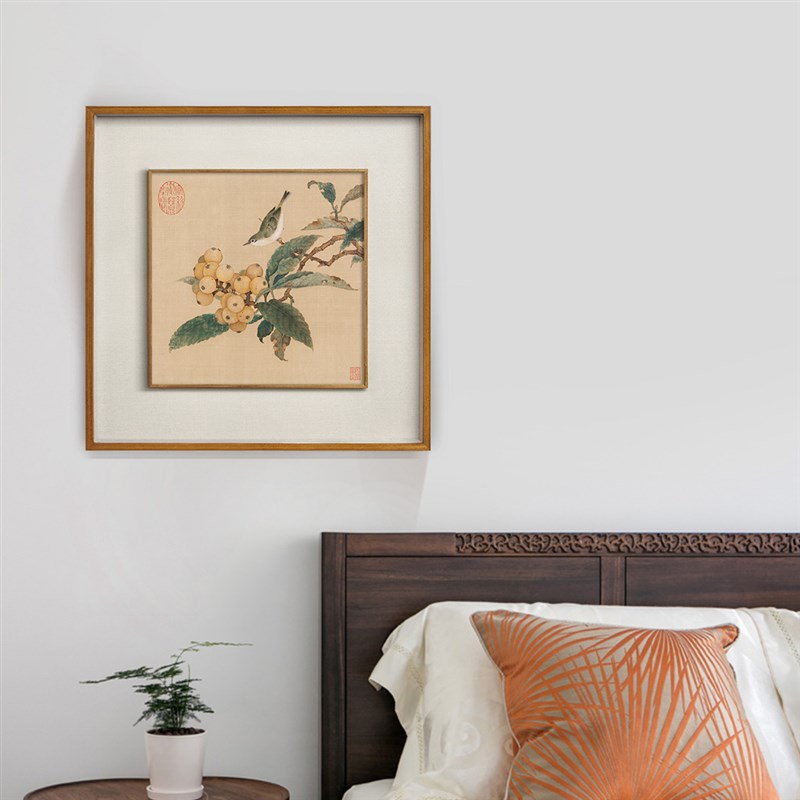 林椿新中式客厅装饰画卧室壁画办公室茶室餐厅沙发背景墙壁挂画