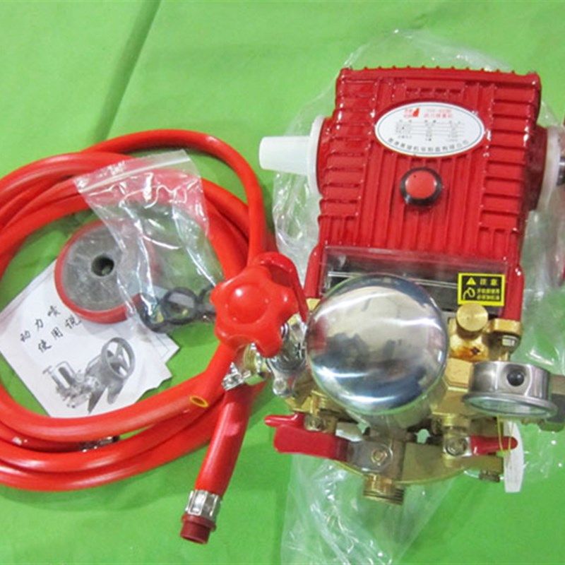 60型大开关三缸柱塞泵RS条纹45型农用喷雾机高压打药器洗车30加厚