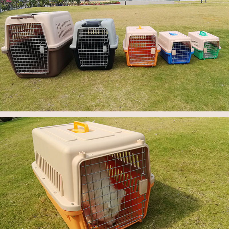 宠物狗笼子外出航空海运托运箱子中大型犬小狗狗猫咪旅行宠物箱子