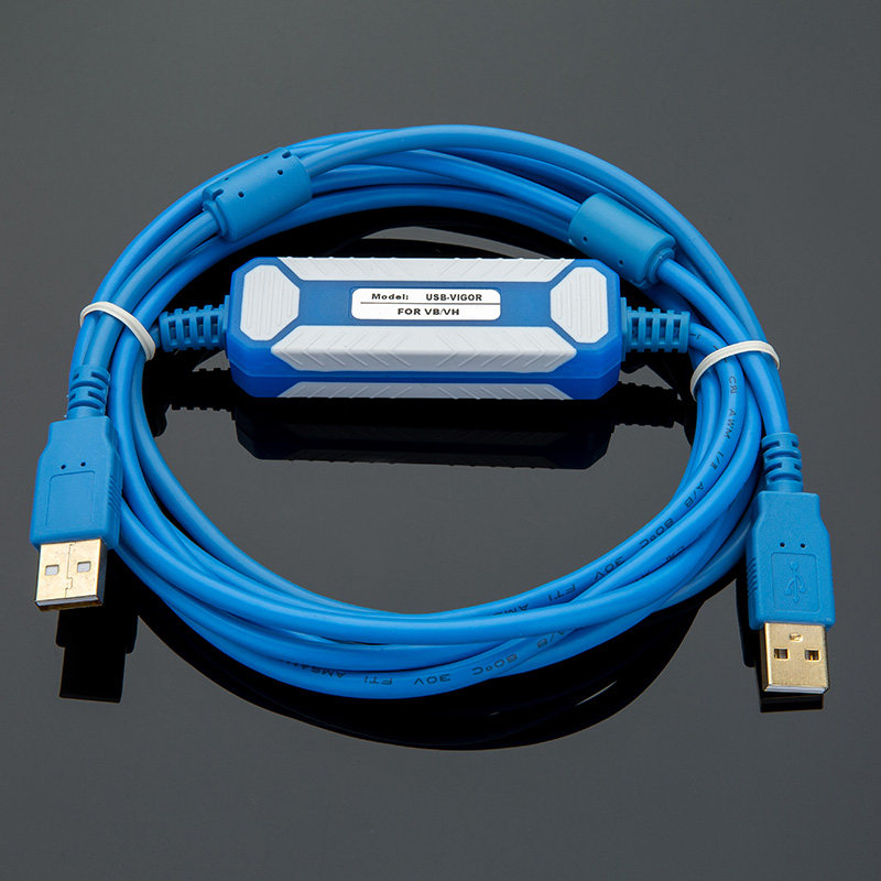 适用丰炜PLC编程电缆VB VH M系列数据下载线连接通讯线 USB-VIGOR