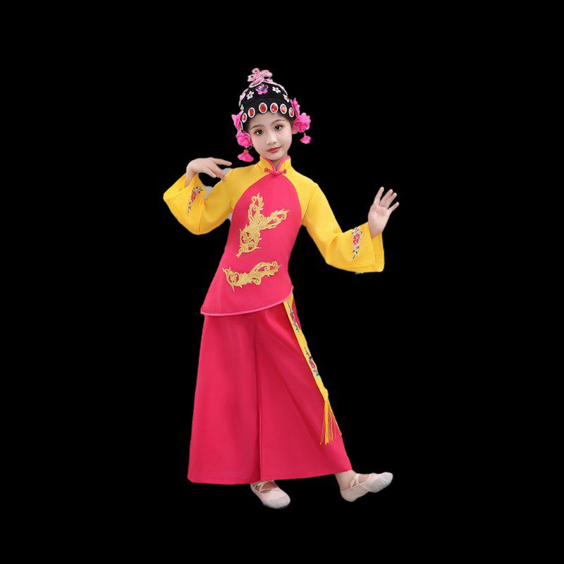 新儿童俏花旦戏曲小春苗演出服戏骨粉墨小花旦小红娘春闺梦舞蹈服