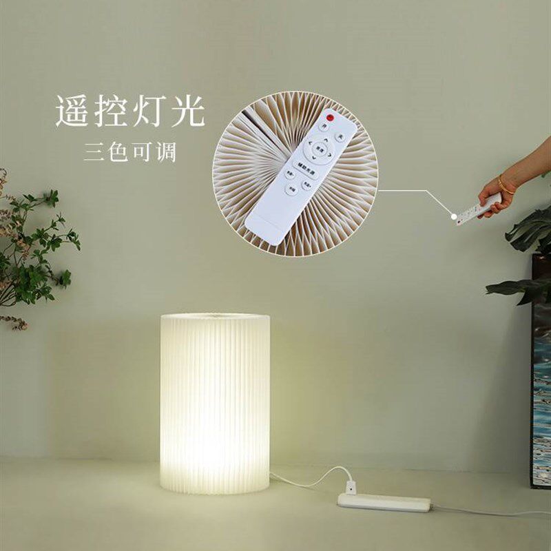 十八家纸艺发光圆柱形礼品展示架台可折叠可移动省空间便携易收纳