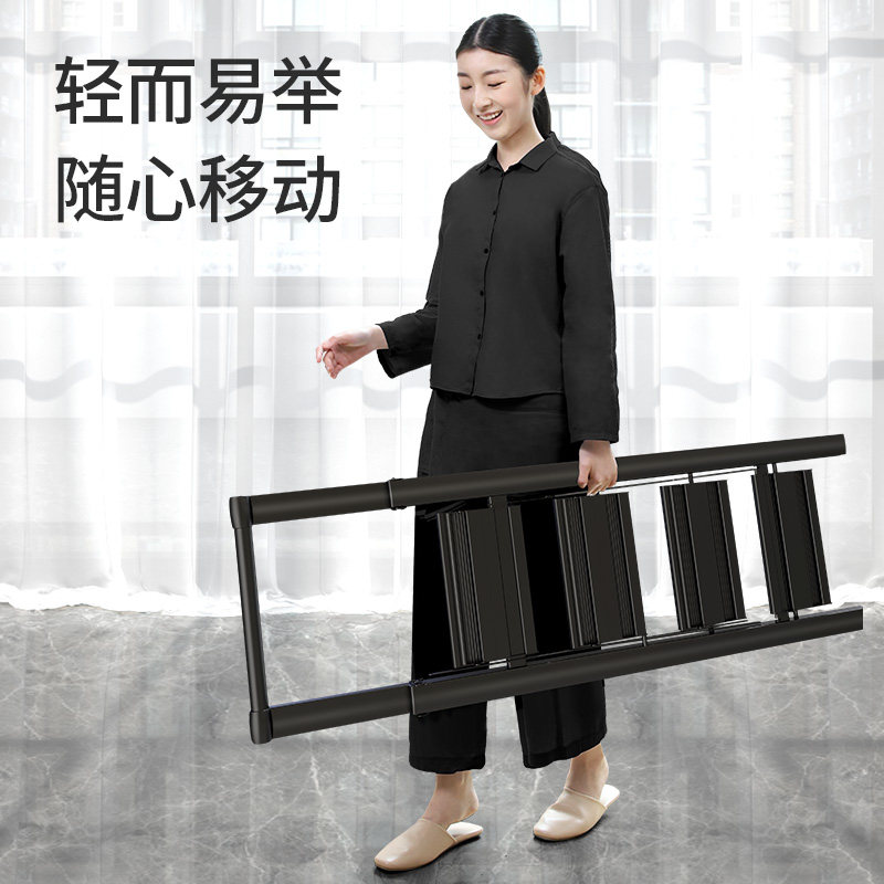 肯泰家用梯子室内多功能加厚铝合金折叠人字梯四五步伸缩楼梯爬梯