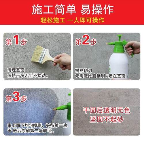 墙衣墙纸墙布搭档抗碱基膜耐擦洗防水防脱沙固砂宝剂