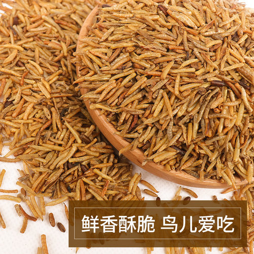 五谷虫 鸟食 蛆干 五谷虫 蛆虫干八哥白头翁画眉鸟饲料零食500克