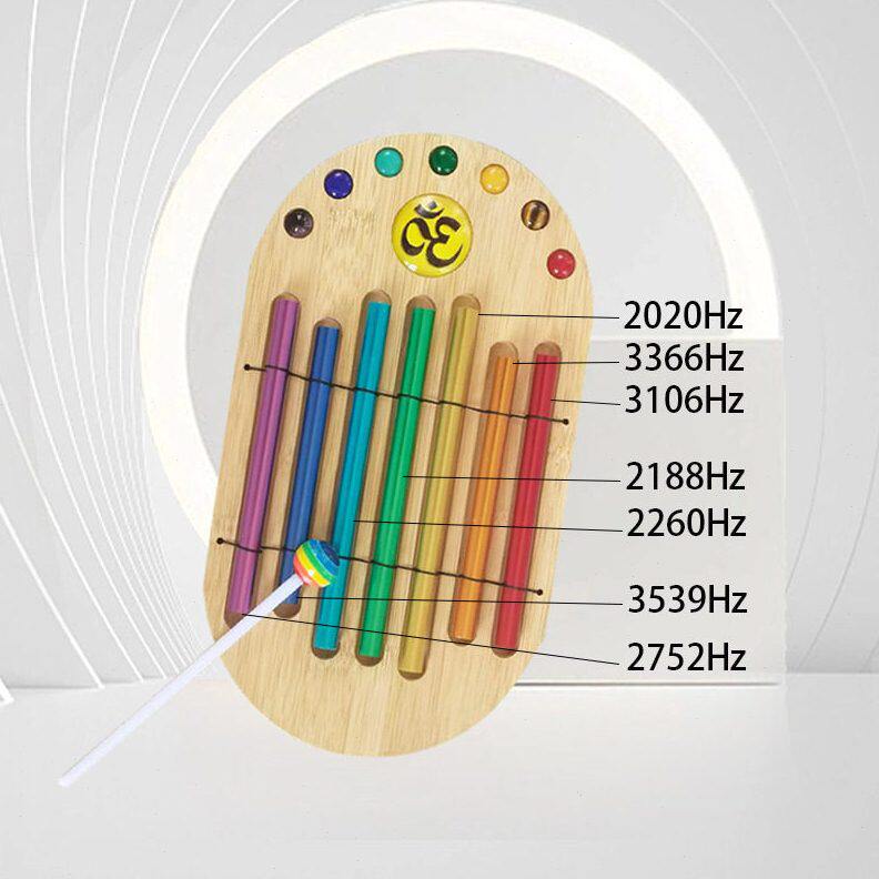甄选ZENERGY CHIMES音束禅音七轮色音疗使用音乐小众乐器音乐疗愈