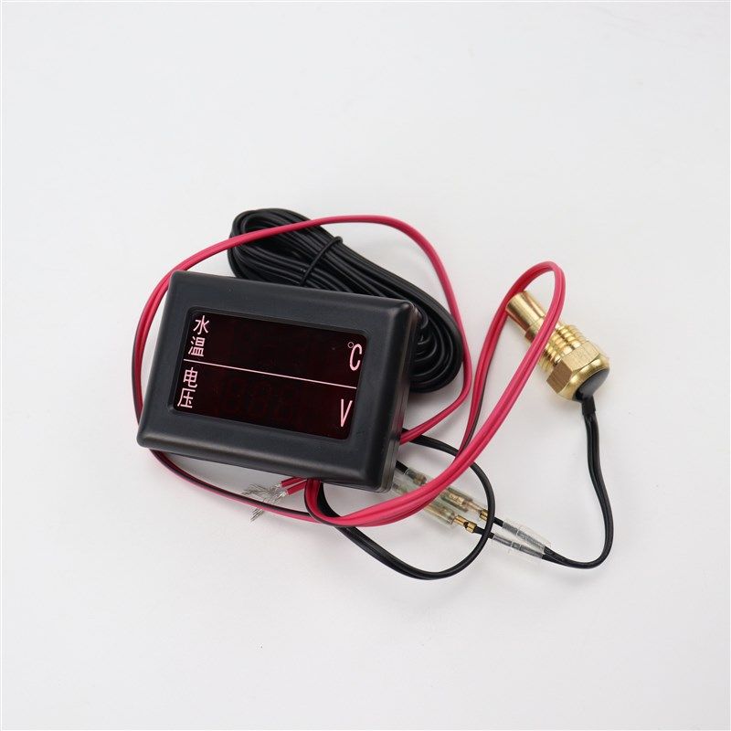 挖掘机洋马4TNV94 98发动机带线智能电子水温表温度传感器报警器