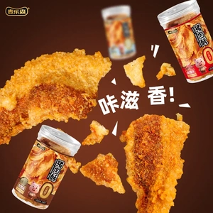 [青岛猪油渣 古早味】猪肉酥传统美味五花酥片嘎嘣脆开盖即食零食