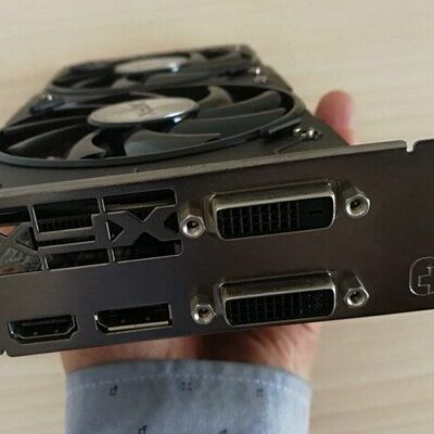讯景 R9 370 2G 显卡挡板挡片 讯景 R9 380X 4G显卡档片档板档条
