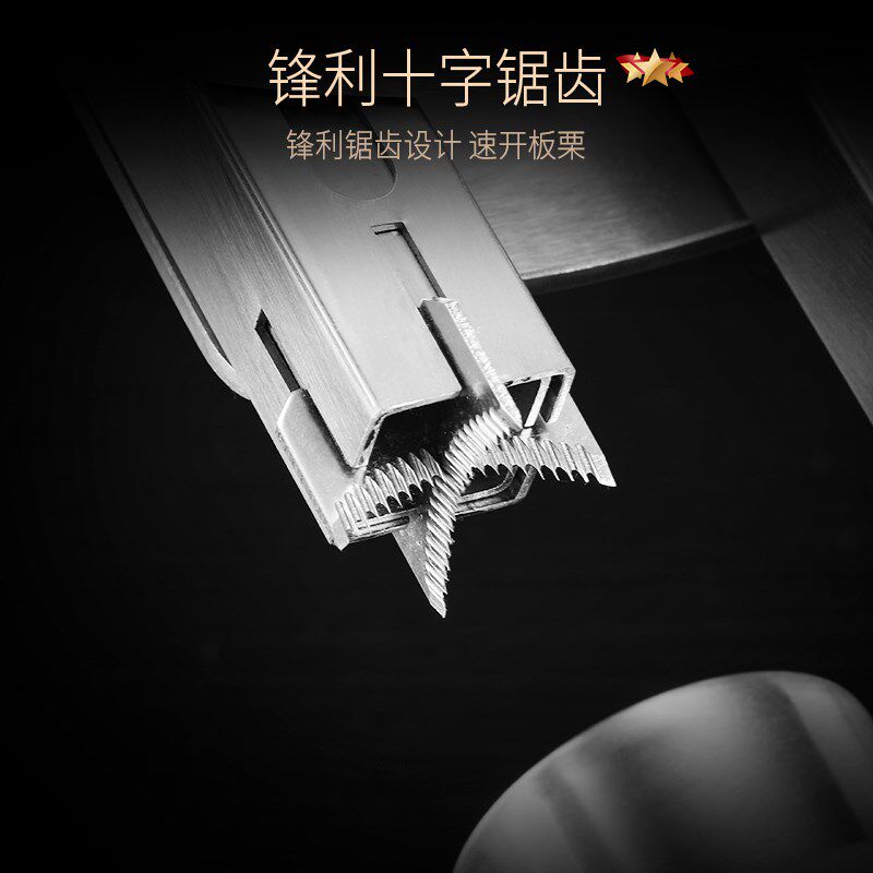 吉度板栗开口器栗子开壳器不锈钢家用十字剥壳工具去壳器生板栗夹