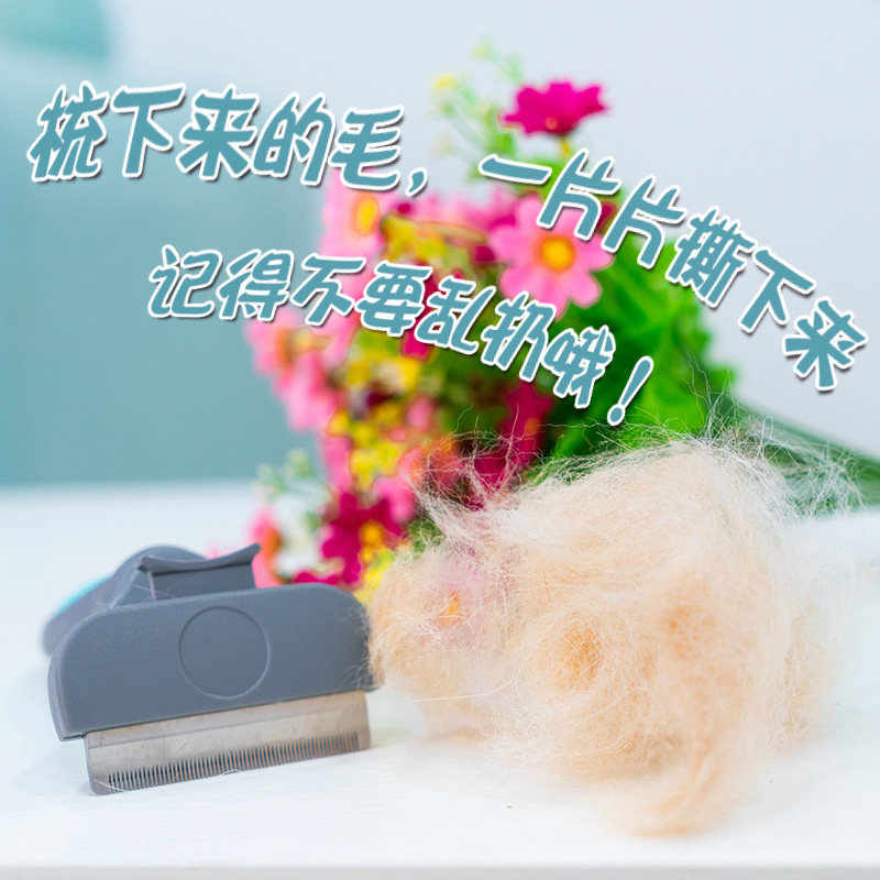 狗狗梳子梳毛神器宠物用品猫咪刷子柯基专用小型犬去浮毛刷梳狗毛