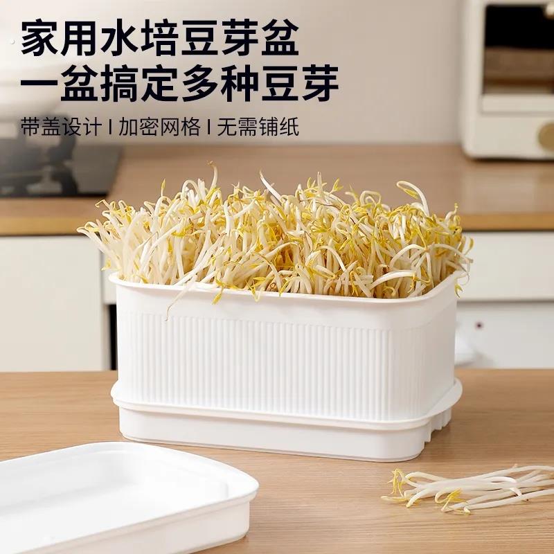 豆牙发牙盆专用加大新款发豆芽神器家用种植豆芽盆发芽种菜专用盆