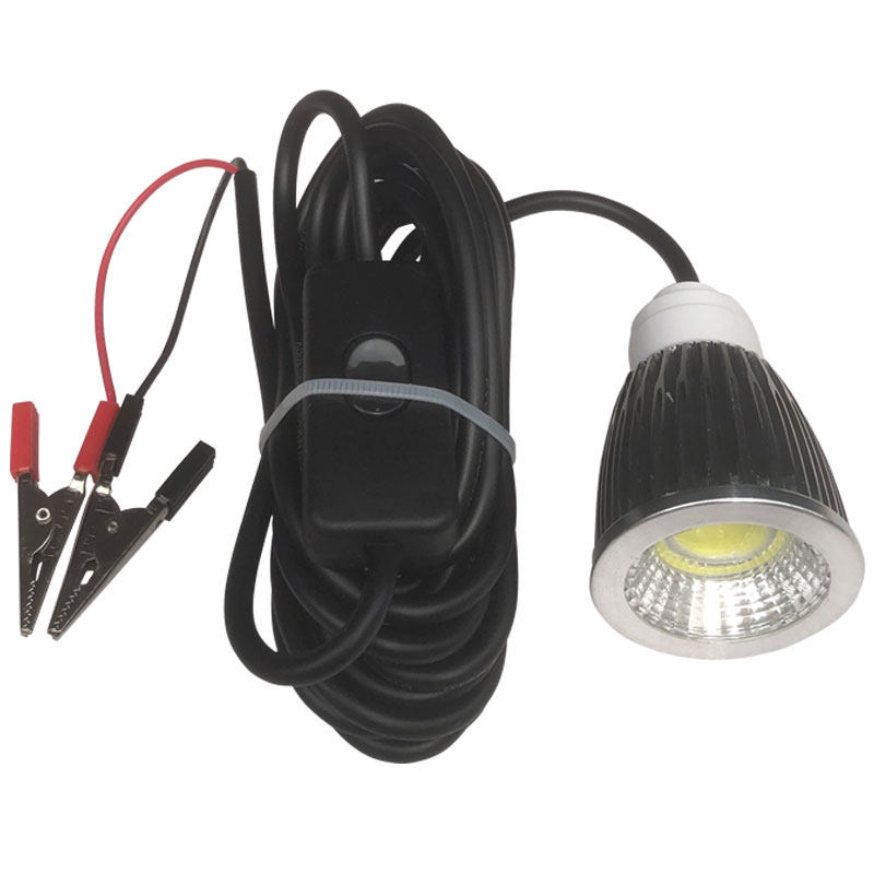 正福凯12V下水灯水陆两用LED防水12V水下强光灯水下灯诱鱼潜水灯