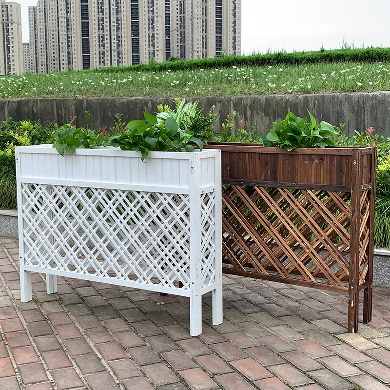 防腐木栅栏围栏庭院花园室外户外护栏室内餐厅隔断阳台绿植木花架