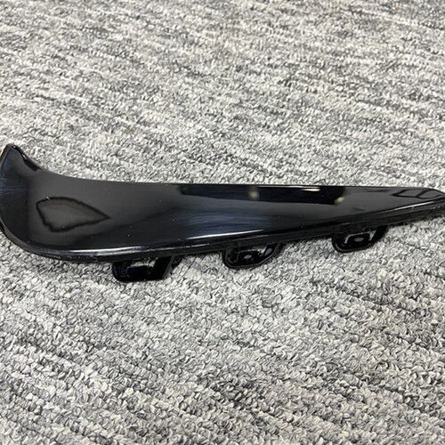 适配奔驰C级W206前杠月牙板C200黑色C220月牙獠牙C260L装饰条C300