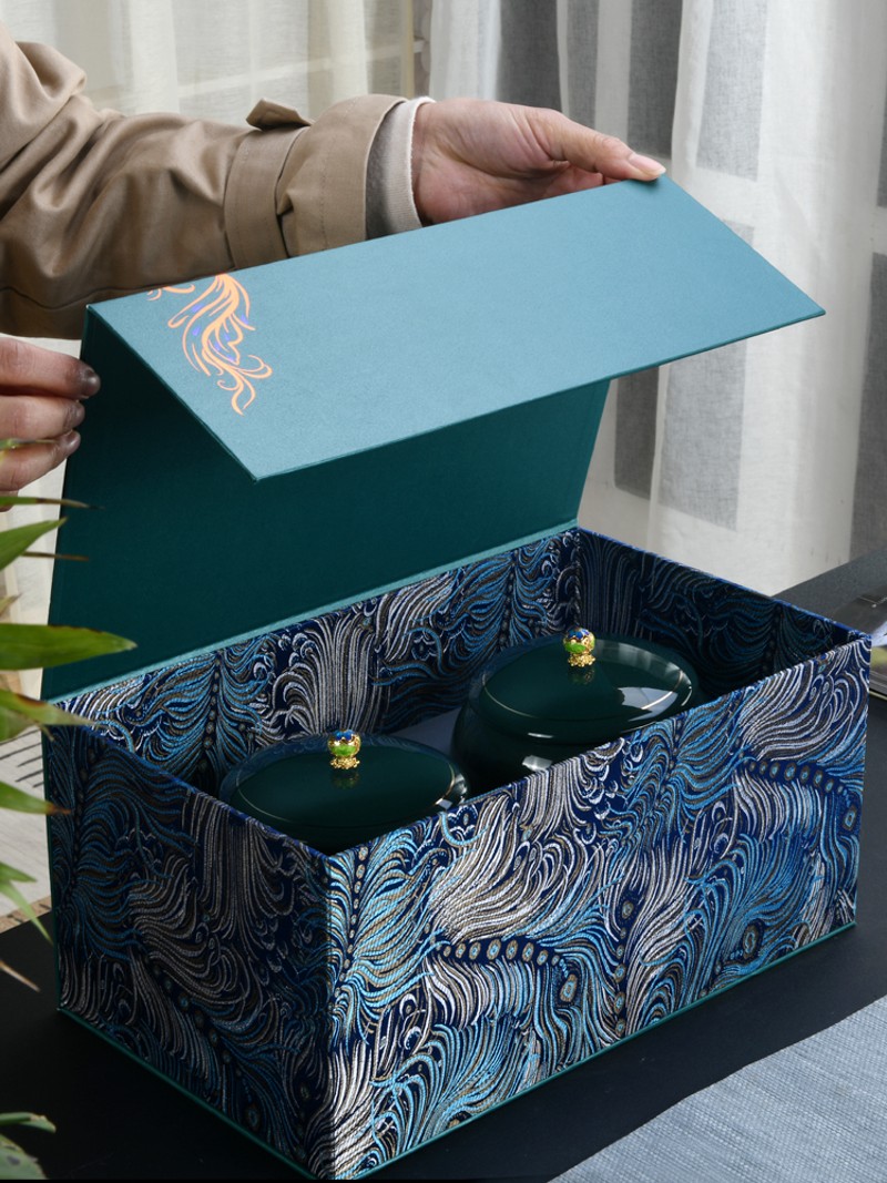 新茶绿茶春茶叶包装盒龙井茶礼盒碧螺春通用版半斤茶叶礼盒装空盒