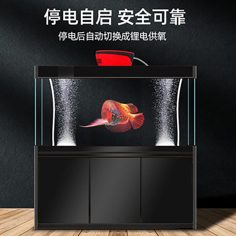 氧气泵鱼缸交直流增氧机钓鱼户外便携式冲氧泵充电打氧机家用静音