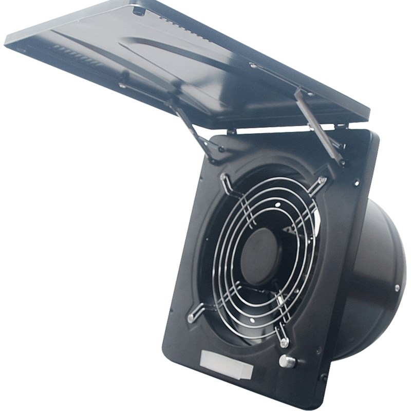 翻盖排风扇厨房家用换气扇强力抽油烟10寸窗户排烟机大功率排气扇