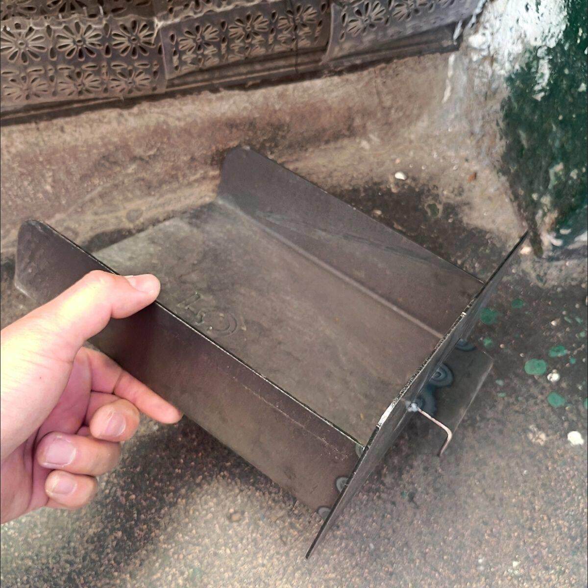 锅炉抽屉接灰斗铁簸萁采暖煤炉碳配件收灰戳子畚斗扒斗撮子铲斗
