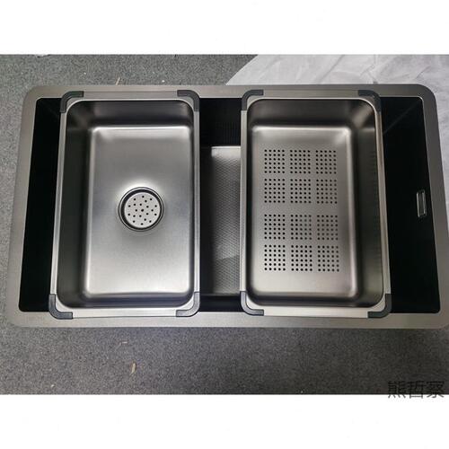 甄选304不锈钢水槽沥水篮洗菜盆厨房洗碗池淘菜漏水网家用沥干碗